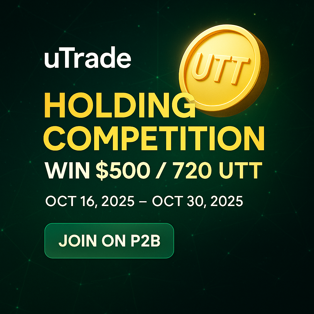 uTrade (UTT) Holding Competition on P2B! 1 file 00000000d3fc620aa49b978a0a7da96f 1
